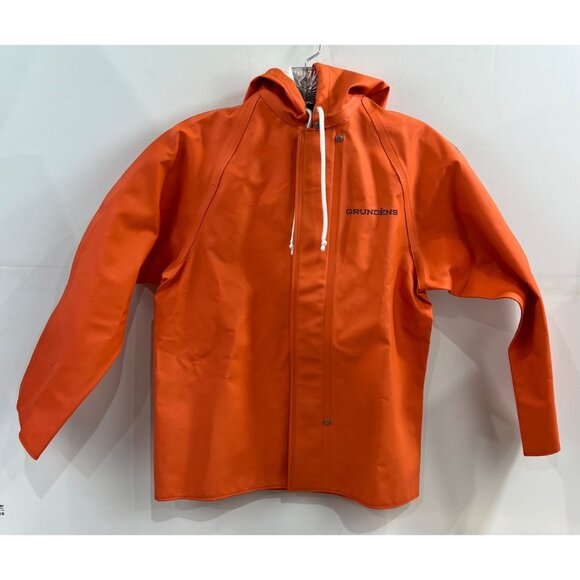 Grundens Other - Grundens Youth Waterproof Orange Hooded Raincoat Sz. 8 Years NWOT Unisex